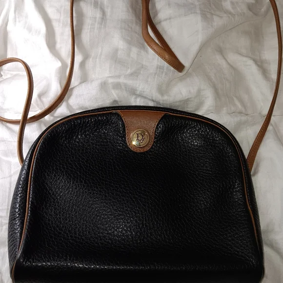 Dior Black and Brown Shoulder Bag - Picture 1 of 3